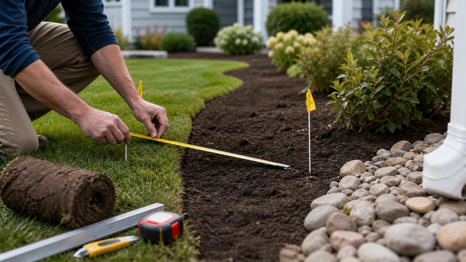 Cape Cod landscaper site assessment in South Yarmouth
