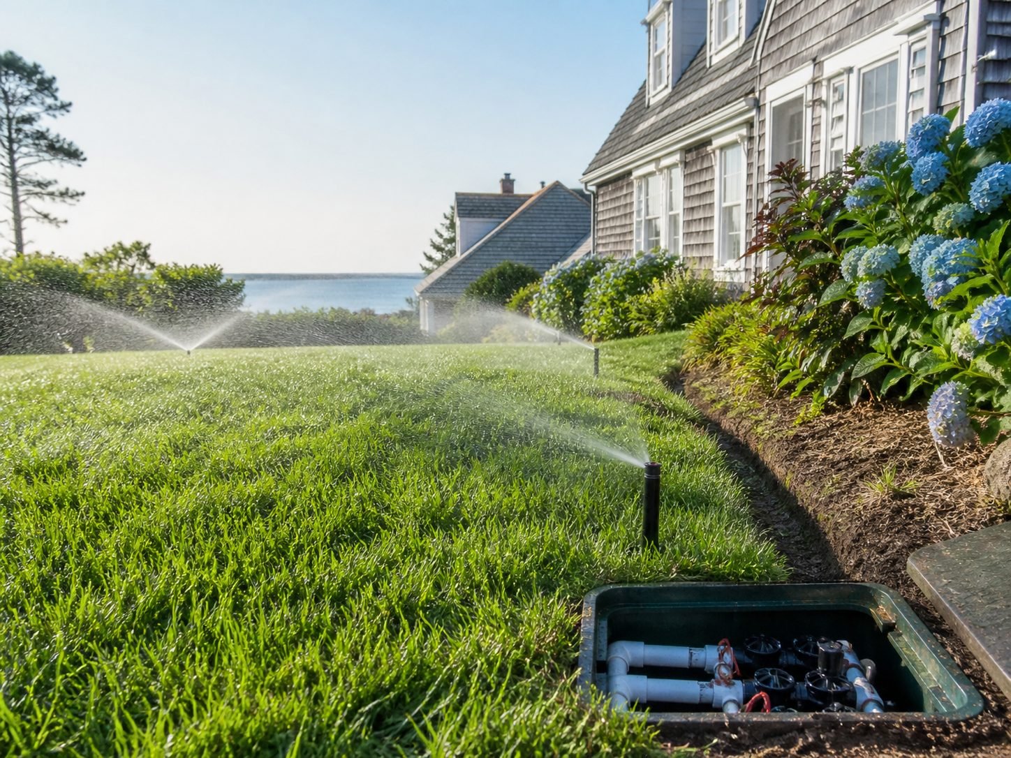 Irrigation system installation in South Yarmouth