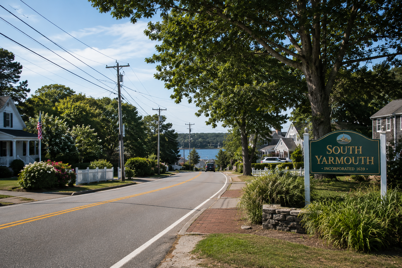 Service coverage from South Yarmouth across Cape Cod MA