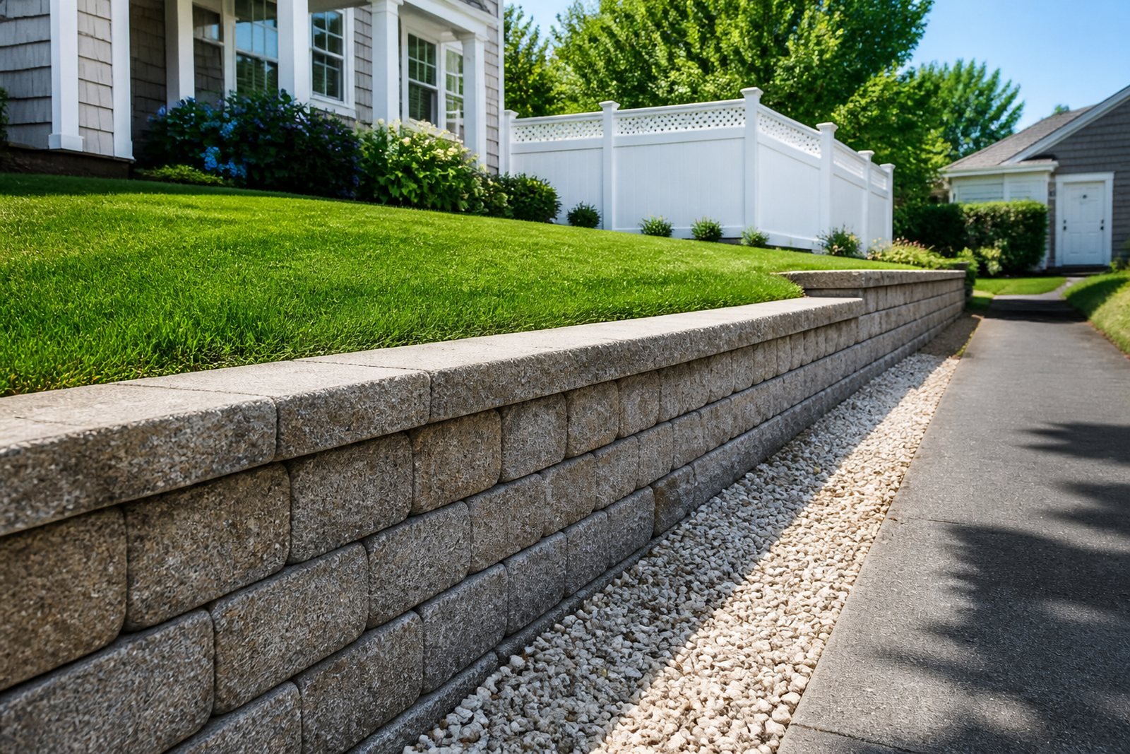 Segmental Block Retaining Walls in South Yarmouth
