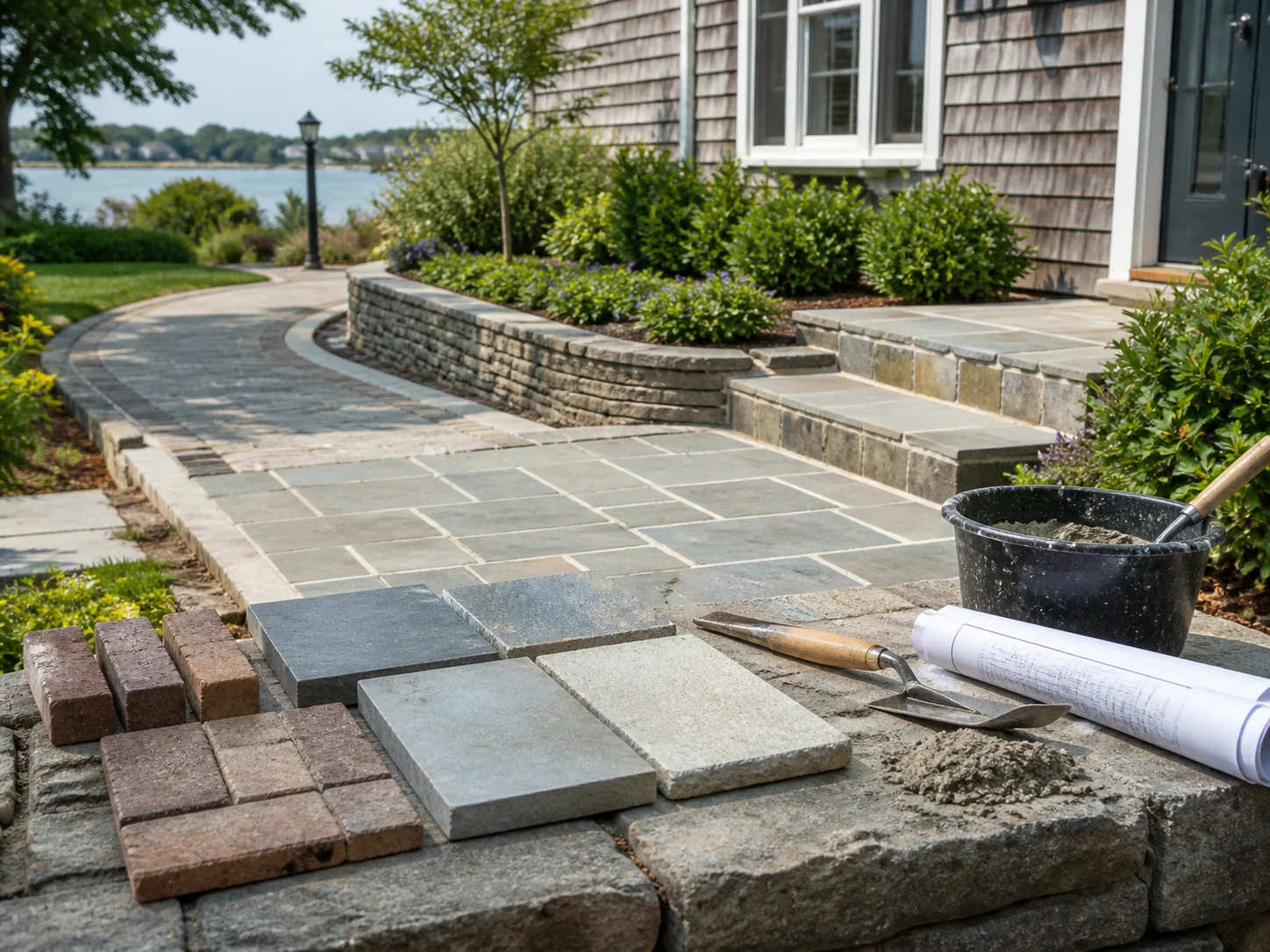 Masonry material selection for a South Yarmouth Cape Cod property